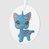 Unicorn Cat Ornament (voorkant)