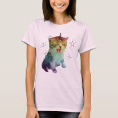 Unicorn Cat Shirt Roze Caticorn regenboogpride Spi (Voorkant)