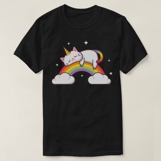Unicorn Cat T-shirt (Design voorkant)