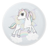 Unicorn Ceramic Pull Keramische Knop (Voorkant)