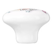 Unicorn Ceramic Pull Keramische Knop (Zijkant)