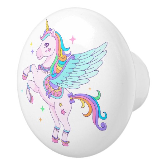 Unicorn Ceramic Pull Keramische Knop (Rechts)