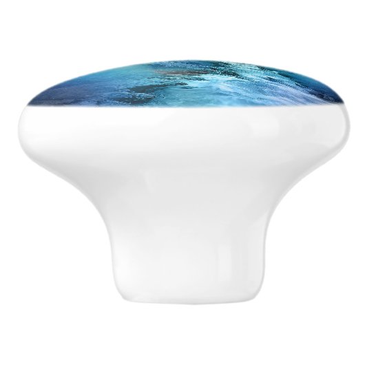 Unicorn Ceramic Pull Keramische Knop (Zijkant)