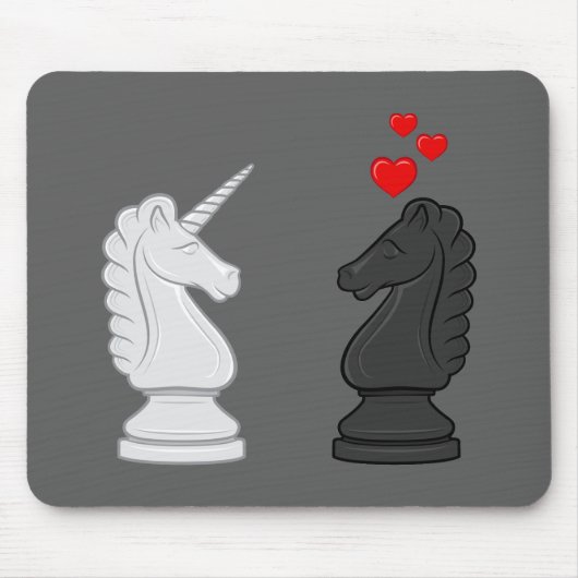 Unicorn Chess Knight Muismat (Voorkant)