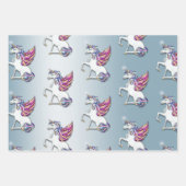Unicorn Christmas Inpakpapier Vel (Voorkant 2)