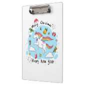 Unicorn Christmas Klembord (Links)