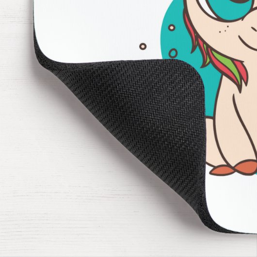 Unicorn Christmas Muismat (Hoek)