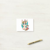 Unicorn Christmas Post-it® Notes (Op bureau)