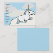Unicorn - Chubby Visitekaartje (Voorkant / Achterkant)