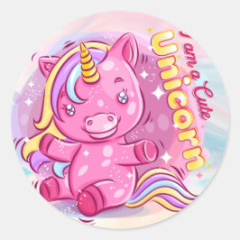 Unicorn Classic Round Sticker