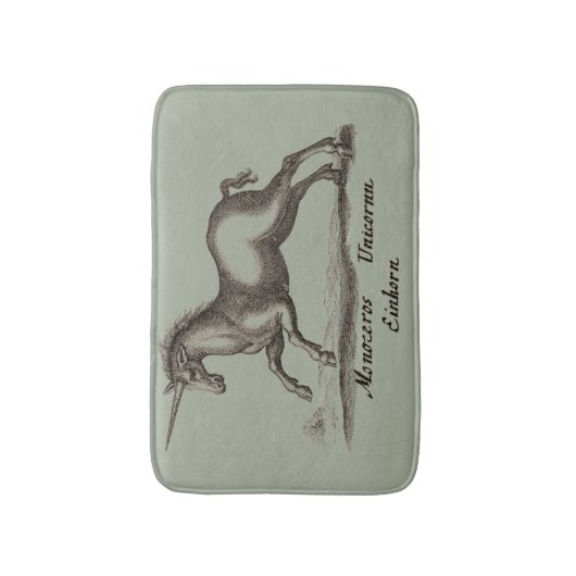 Unicorn Classic Running Magic Woodland Creature Badmat (Voorkant Verticaal)