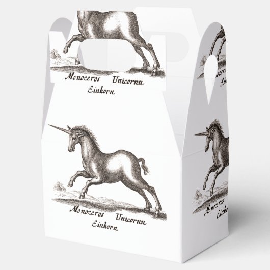 Unicorn Classic Running Magic Woodland Creature Bedankdoosjes (Geopend)