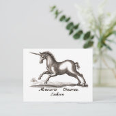 Unicorn Classic Running Magic Woodland Creature Briefkaart (Staand voorkant)