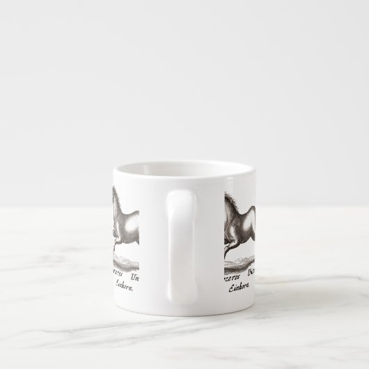 Unicorn Classic Running Magic Woodland Creature Espresso Kop (Achterkant)