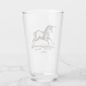 Unicorn Classic Running Magic Woodland Creature Glas (Achterkant)