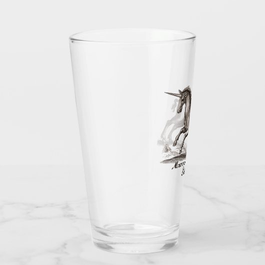 Unicorn Classic Running Magic Woodland Creature Glas (Rechts)