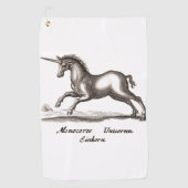 Unicorn Classic Running Magic Woodland Creature Golfhanddoek (Voorkant)