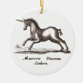 Unicorn Classic Running Magic Woodland Creature Keramisch Ornament (Voorkant)