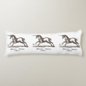 Unicorn Classic Running Magic Woodland Creature Lichaamskussen (Voorkant)