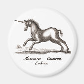 Unicorn Classic Running Magic Woodland Creature Magneet (Voorkant)
