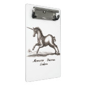Unicorn Classic Running Magic Woodland Creature Mini Klembord (Schuin)