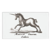 Unicorn Classic Running Magic Woodland Creature Naambadge (Voorkant)