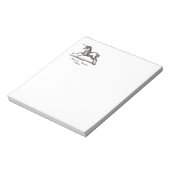 Unicorn Classic Running Magic Woodland Creature Notitieblok (Linkerzijde)