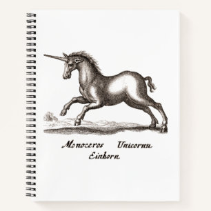 Unicorn Classic Running Magic Woodland Creature Notitieboek
