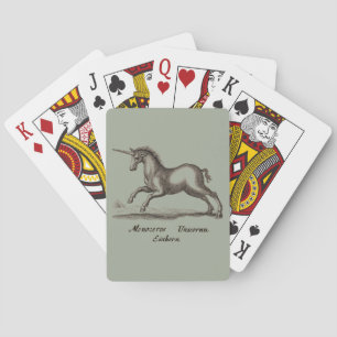 Unicorn Classic Running Magic Woodland Creature Pokerkaarten