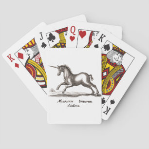 Unicorn Classic Running Magic Woodland Creature Pokerkaarten