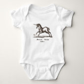Unicorn Classic Running Magic Woodland Creature Romper (Voorkant)