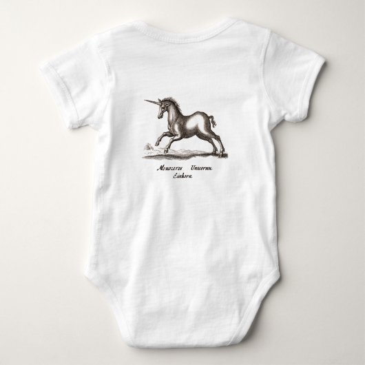 Unicorn Classic Running Magic Woodland Creature Romper (Achterkant)