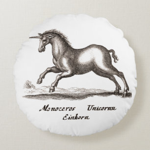 Unicorn Classic Running Magic Woodland Creature Rond Kussen