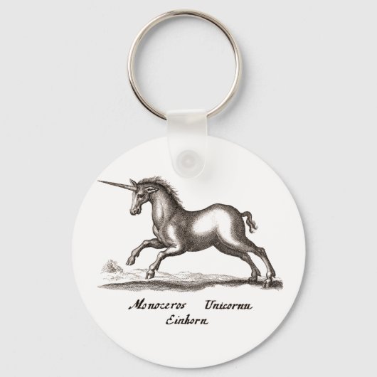 Unicorn Classic Running Magic Woodland Creature Sleutelhanger (Voorkant)