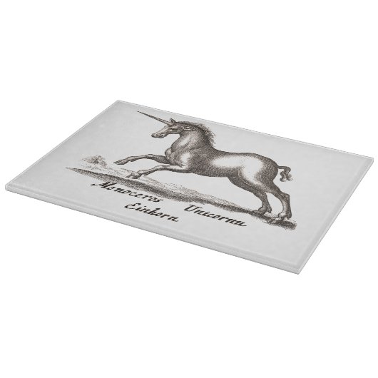 Unicorn Classic Running Magic Woodland Creature Snijplank (Hoek)