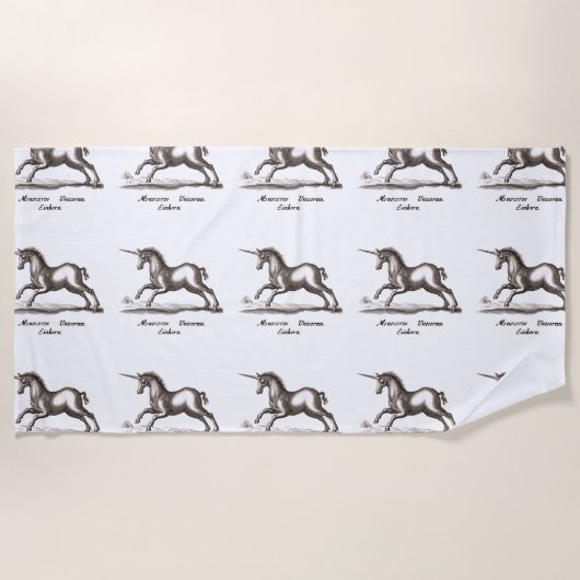 Unicorn Classic Running Magic Woodland Creature Strandlaken (Voorkant)