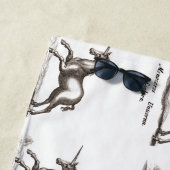 Unicorn Classic Running Magic Woodland Creature Strandlaken (In situ)