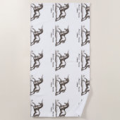 Unicorn Classic Running Magic Woodland Creature Strandlaken (Voorkant)