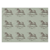 Unicorn Classic Running Magic Woodland Creature Tafelkleed (Voorkant (Horizontaal))