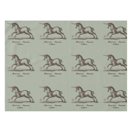 Unicorn Classic Running Magic Woodland Creature Tafelkleed (Voorkant (Horizontaal))