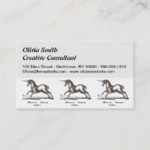 Unicorn Classic Running Magic Woodland Creature Visitekaartje (Voorkant)