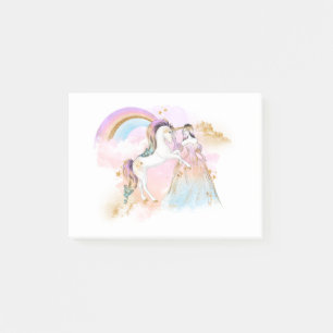 Unicorn Clipart Rainbow Fairytale Post-it® Notes
