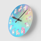 Unicorn Clock Ronde Klok (Hoek)
