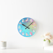 Unicorn Clock Ronde Klok (Huis)