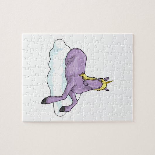 Unicorn Cloud Legpuzzel (Horizontaal)