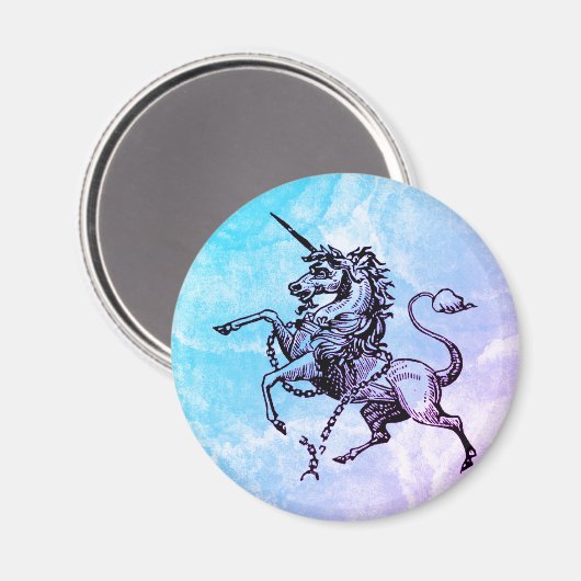  Unicorn Clouds Magnet (Voorkant / Achterkant)