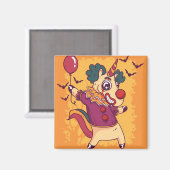 Unicorn Clown Magneet (Voorkant / Achterkant)
