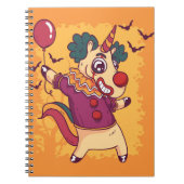 Unicorn Clown Notitieboek (Voorkant)