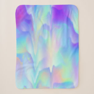 Unicorn Colors Sherpa Deken