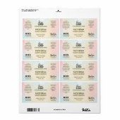 Unicorn Colour Face Serum Label (Full Sheet)